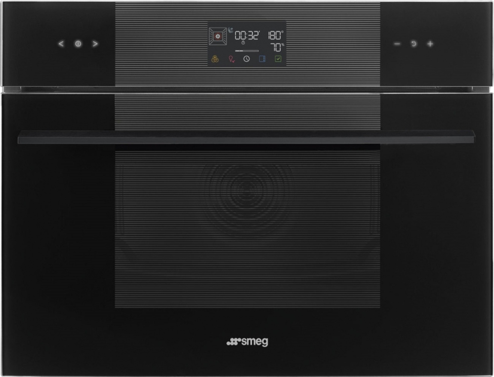 SMEG SO4102S3B3 компактный многофункциональный духовой шкаф черный