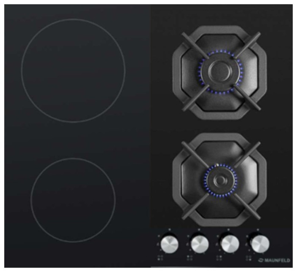 MAUNFELD EEHG.642VC.2CB/KG комбинированная варочная панель