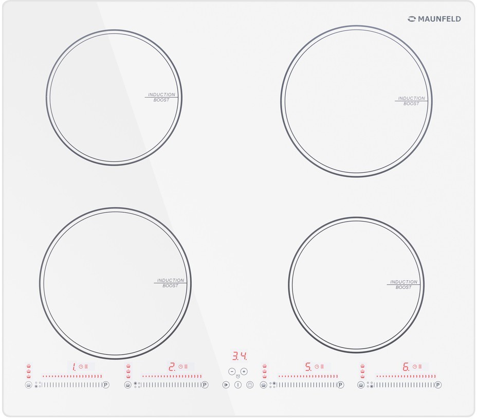 MAUNFELD CVI594SWH индукционная варочная панель белый