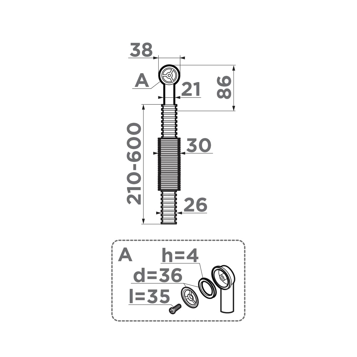 OMOIKIRI OV-1-R-GB перелив графит