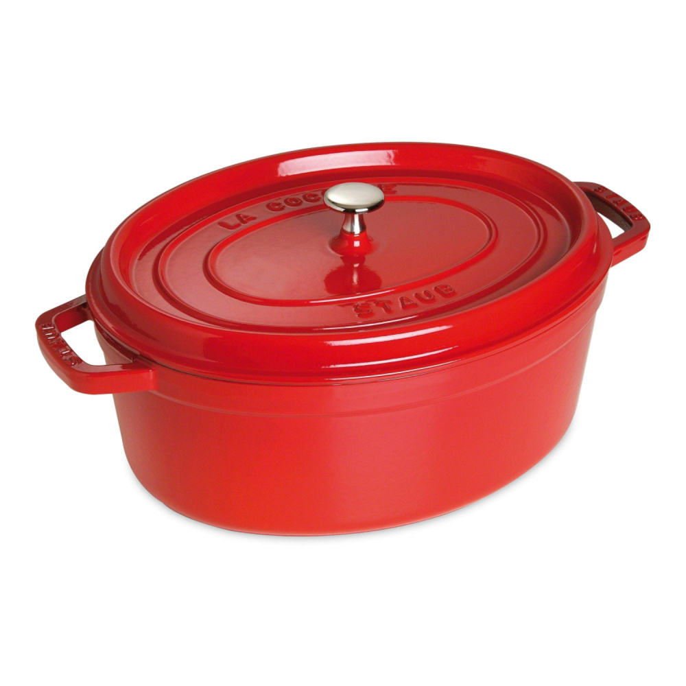 ZWILLING STAUB КУХОННАЯ ПОСУДА Кокот овальный, 29 см, 4,25 л, вишневый