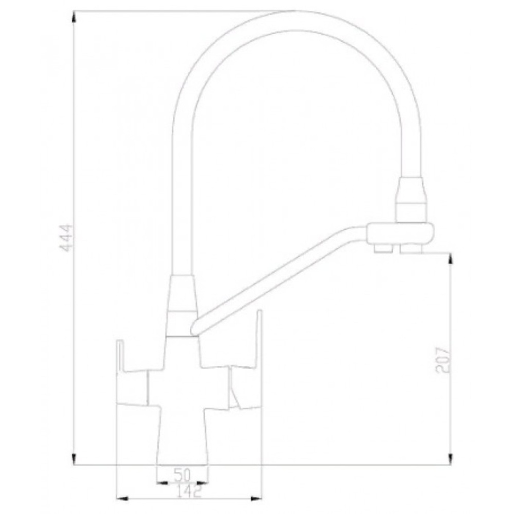 ZORG SH 903-8 Satin смеситель сатин