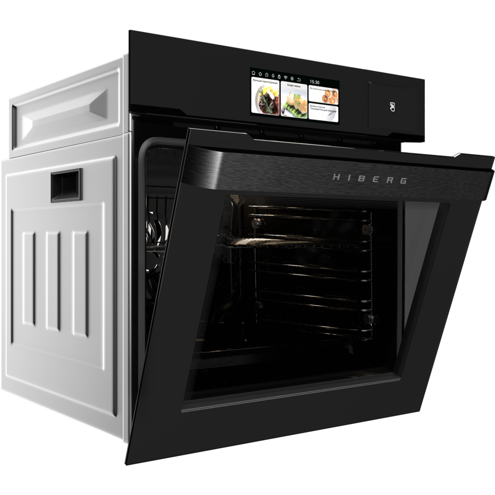 HIBERG S-VM 6615 B i-SMART духовой шкаф черный
