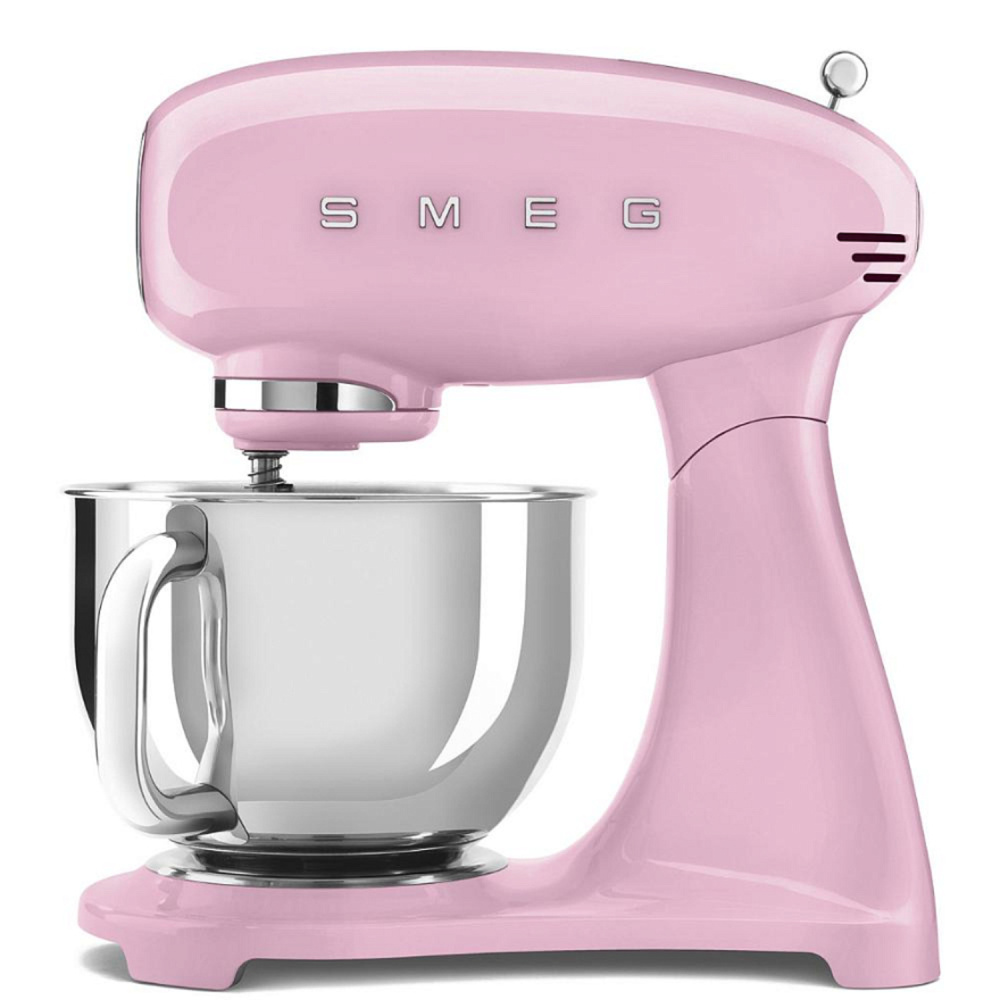 SMEG SMF03PBEU планетарный миксер пастельный розовый