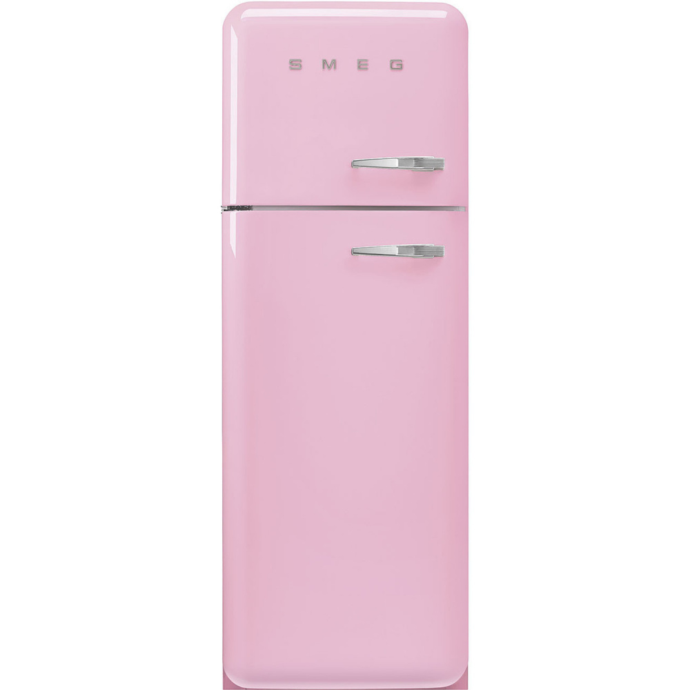 SMEG FAB30LPK5 розовый отдельностоящий двухдверный холодильник стиль 50-х годов