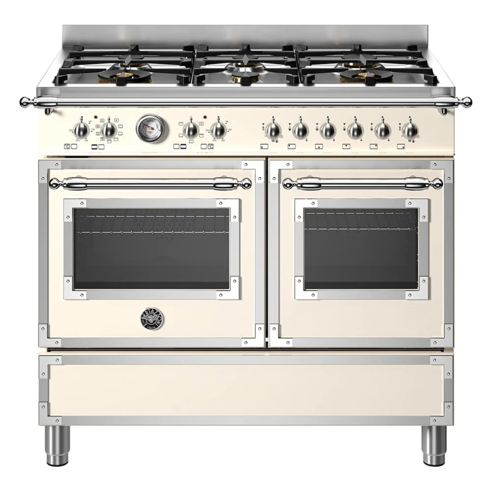 BERTAZZONI HER106L2EAVT газовый варочный центр кремовый матовый