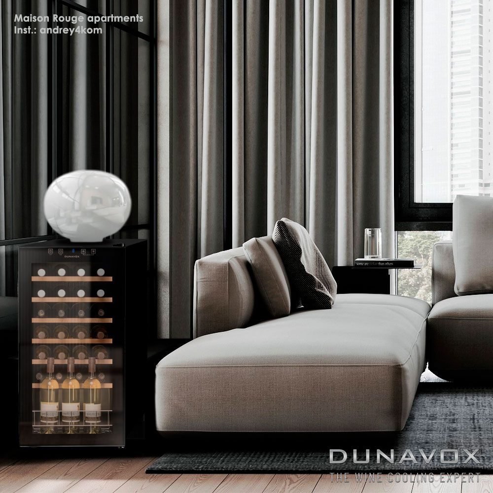DUNAVOX DXFH-28.88 винный шкаф черный