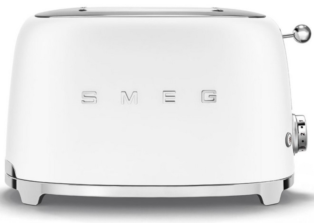 SMEG TSF01WHMEU Тостер на 2 ломтика матовый белый