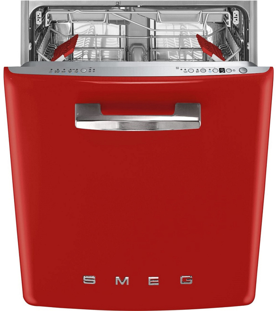 SMEG STFABRD3 Встраиваемая посудомоечная машина, красная