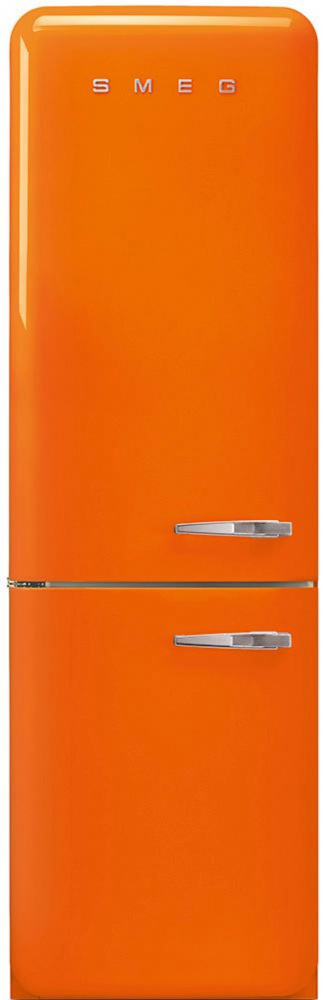 SMEG FAB32LOR5 оранжевый отдельностоящий двухдверный холодильник стиль 50-х годов