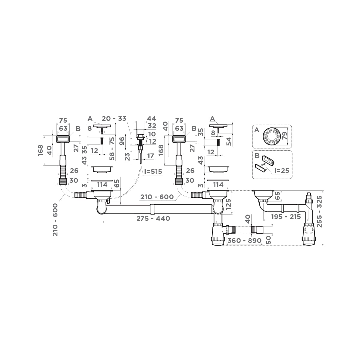 OMOIKIRI WK-2-A LG арматура светлое золото