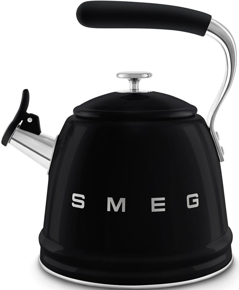 SMEG CKLW2001BL Чайник со свистком, чёрный
