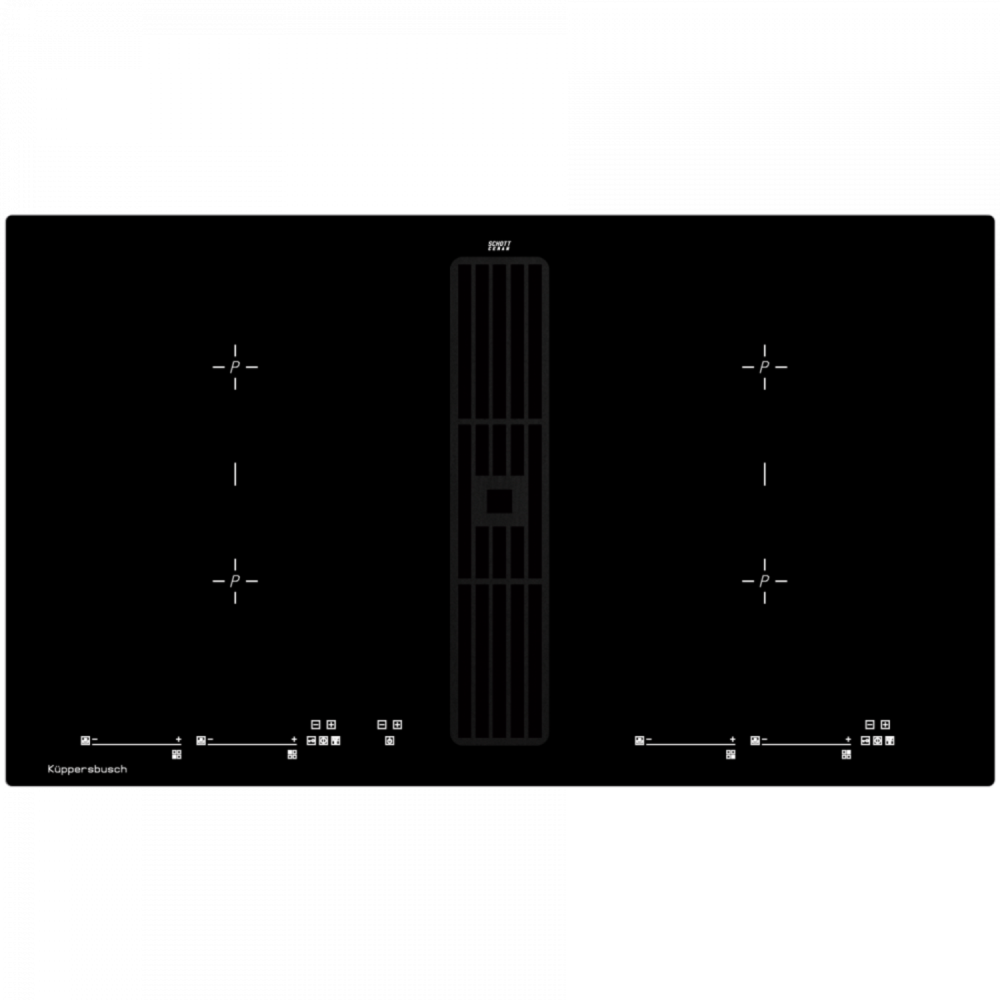 KUPPERSBUSCH KMI 9800.0 SR индукционная варочная панель с функцией вытяжки черный