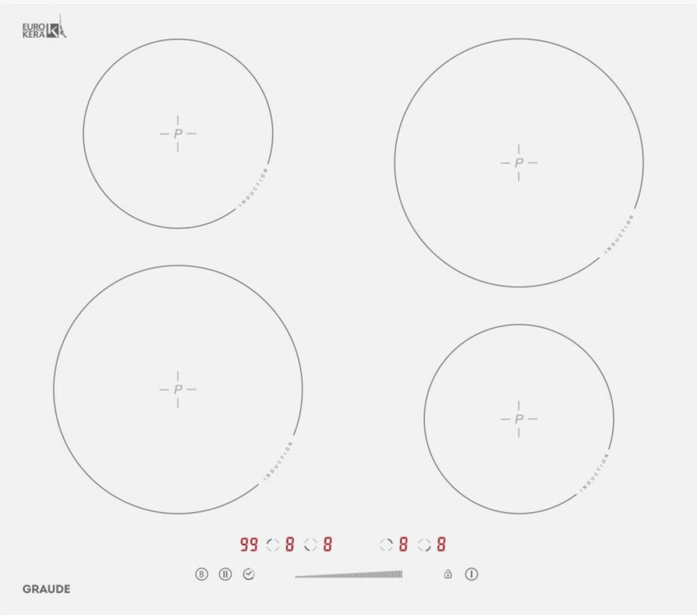 GRAUDE IK 60.0 AW индукционная варочная панель белый