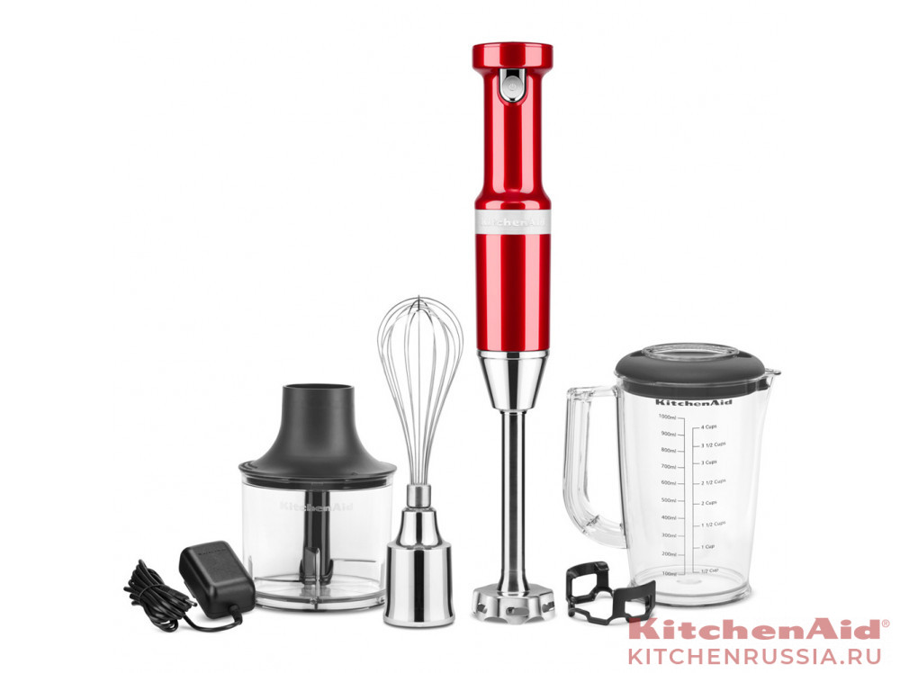 KITCHENAID 5KHBBV83ECA погружной блендер красный