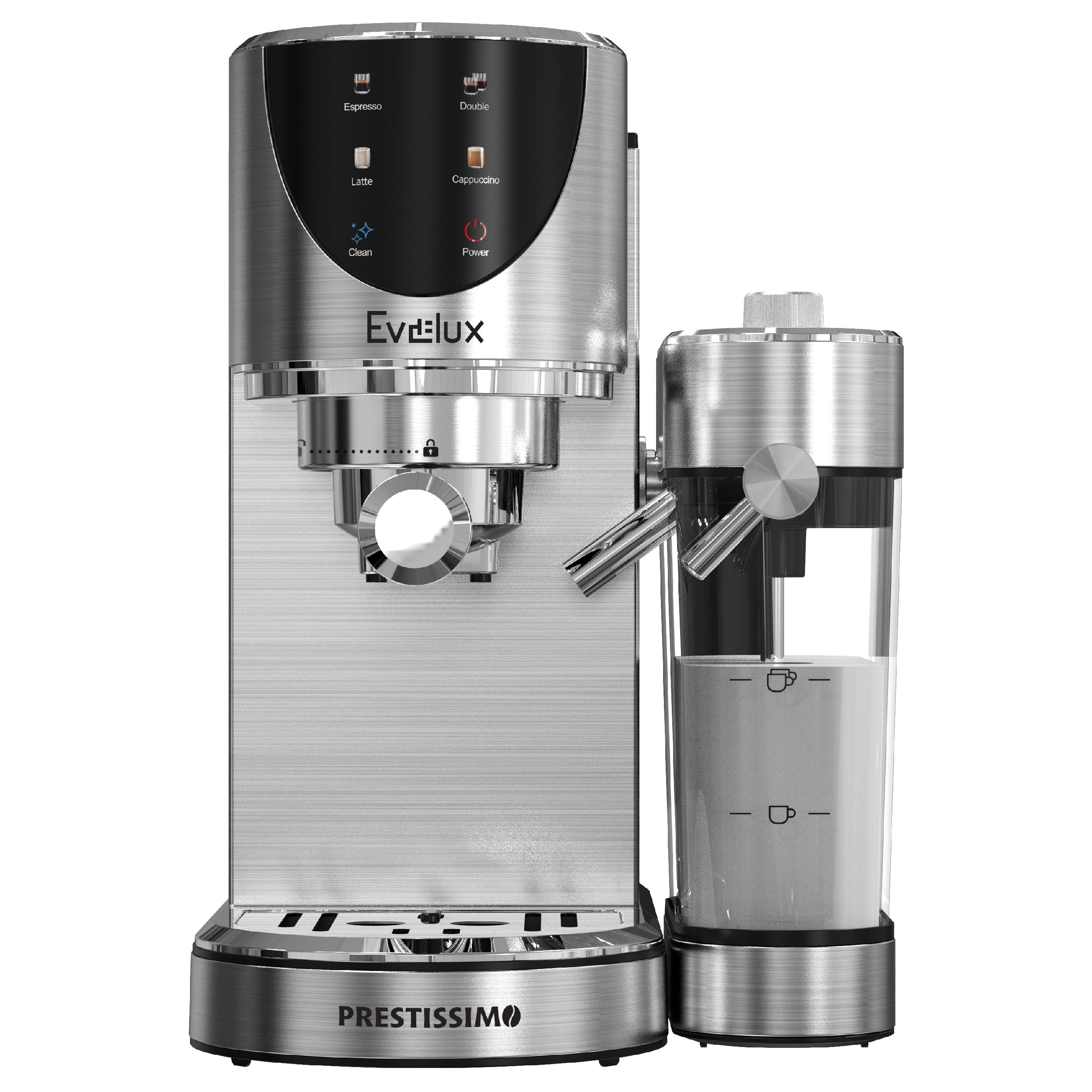 EVELUX ECM 1011 T Prestissimo кофеварка нержавеющая сталь