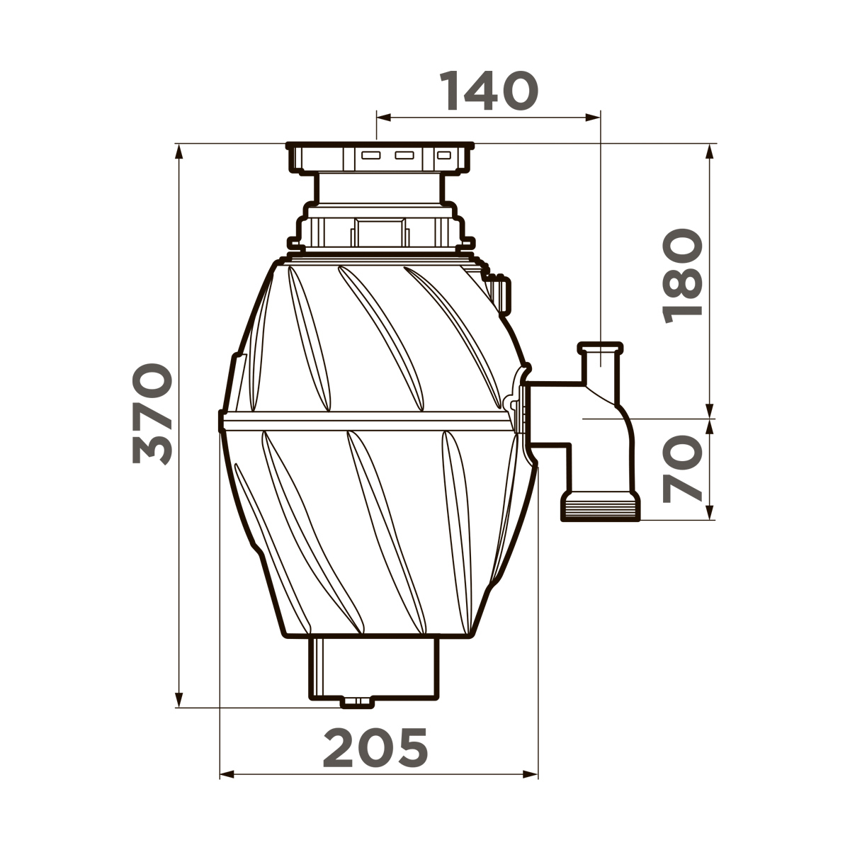 OMOIKIRI NAGARE 500  измельчитель