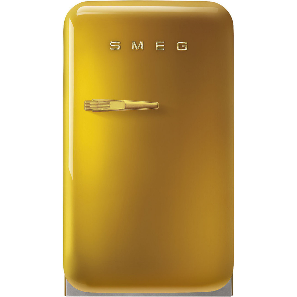 SMEG FAB5RDGO5 отдельностоящий минибар золотой стиль 50-х гг.