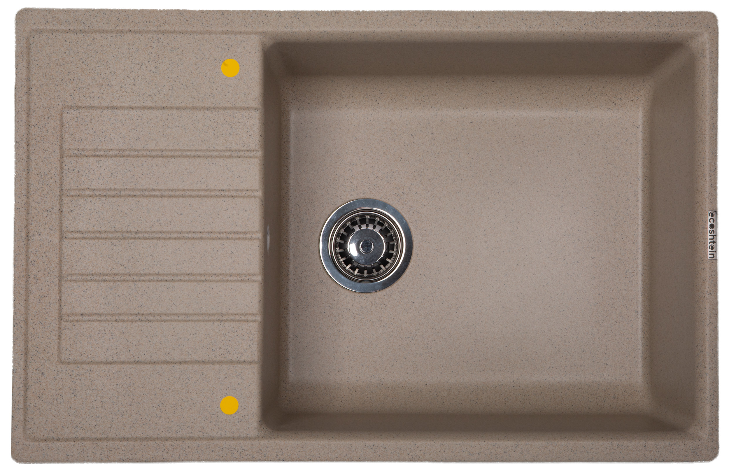 ECOSHTEIN RECHTECK 780.500 кухонная мойка песочный