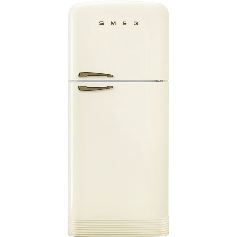 SMEG FAB50RCRB5 кремовый отдельностоящий двухдверный холодильник