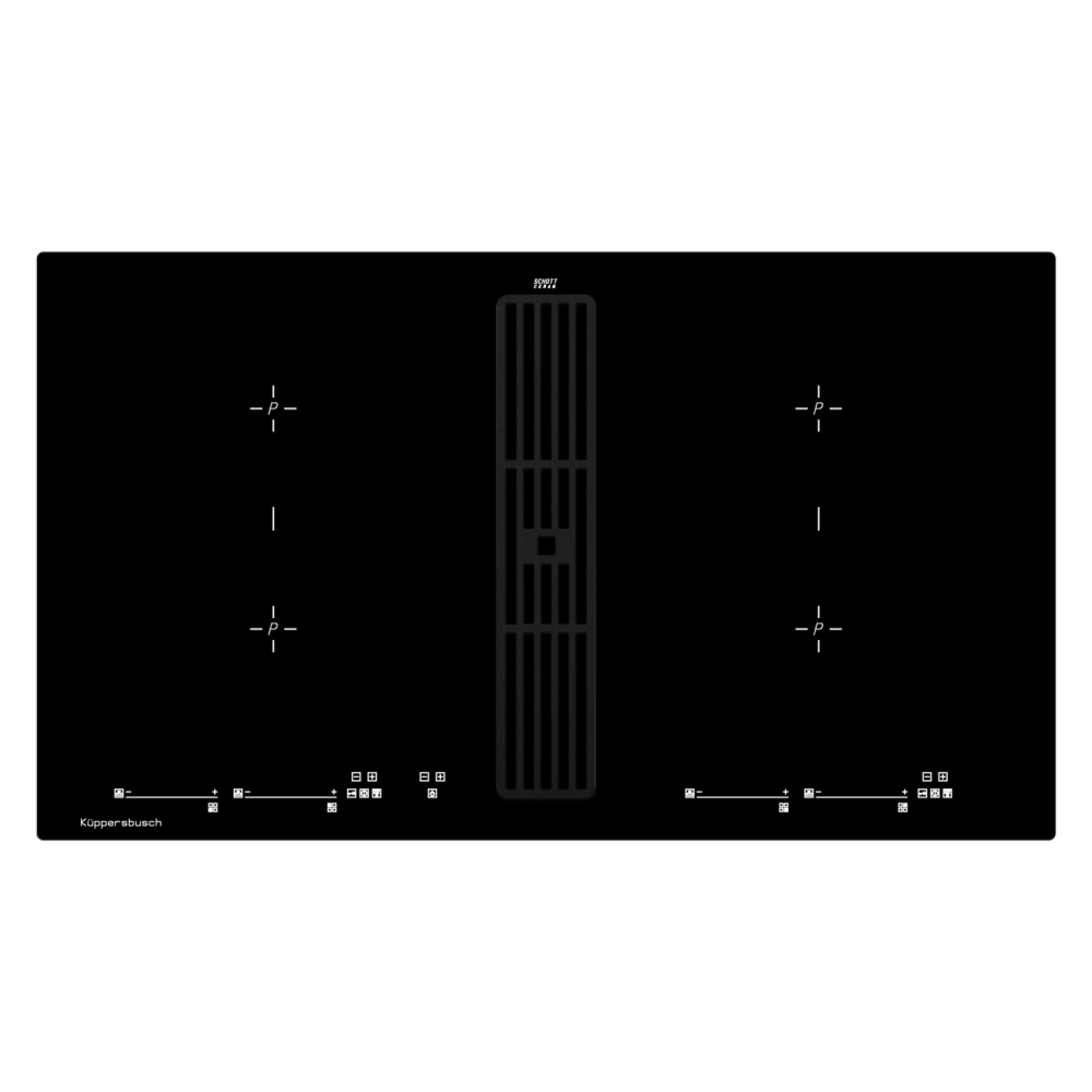 KUPPERSBUSH KMI 9800.0 SR Black Velvet индукционная варочная панель с вытяжкой