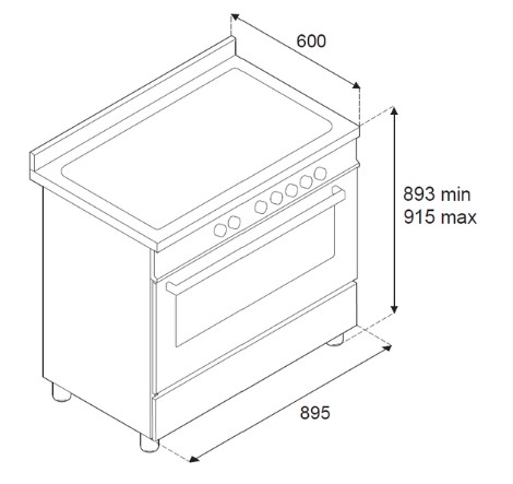 BERTAZZONI PRO96L1EART2 варочный центр оранжевый