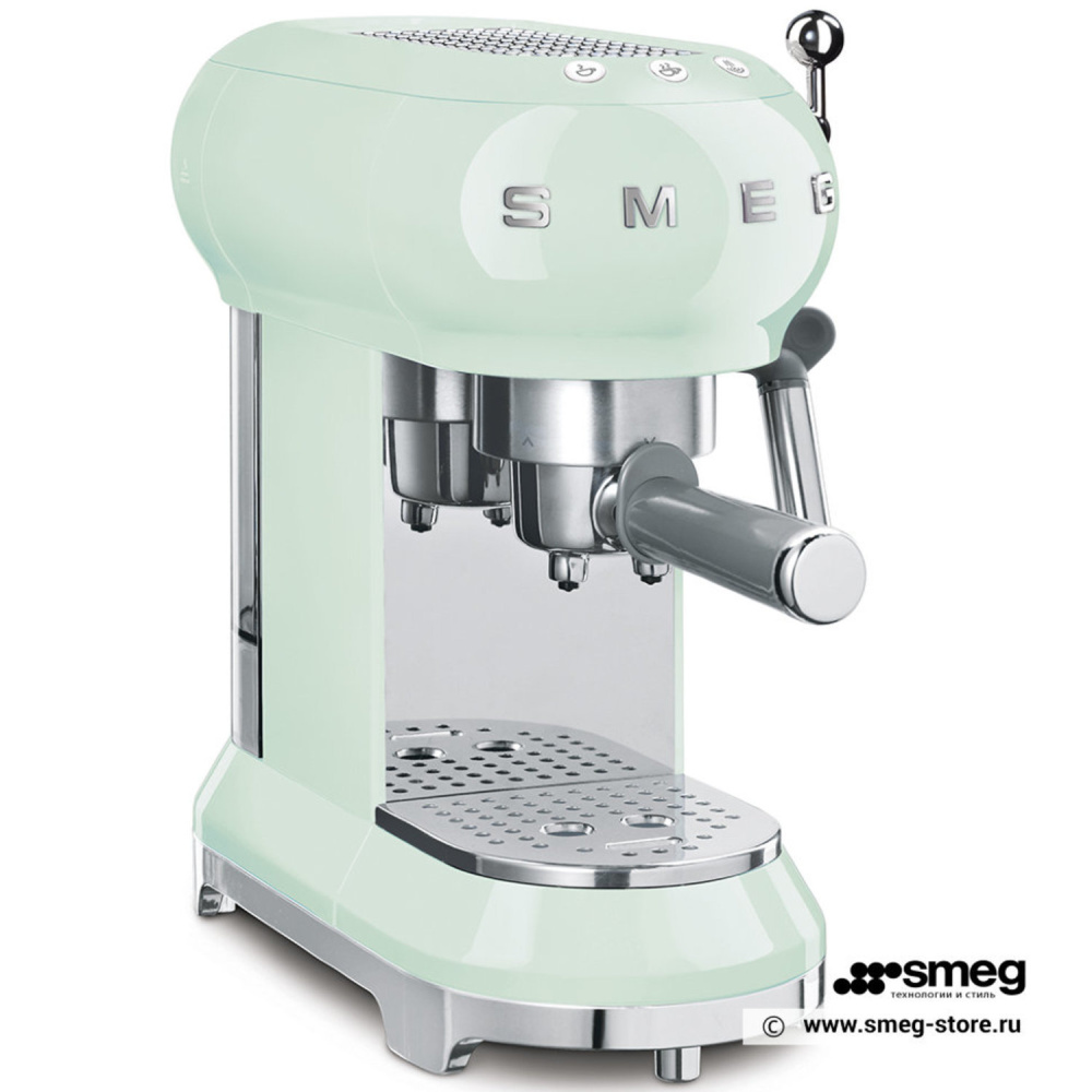 SMEG ECF01PGEU кофемашина зеленый