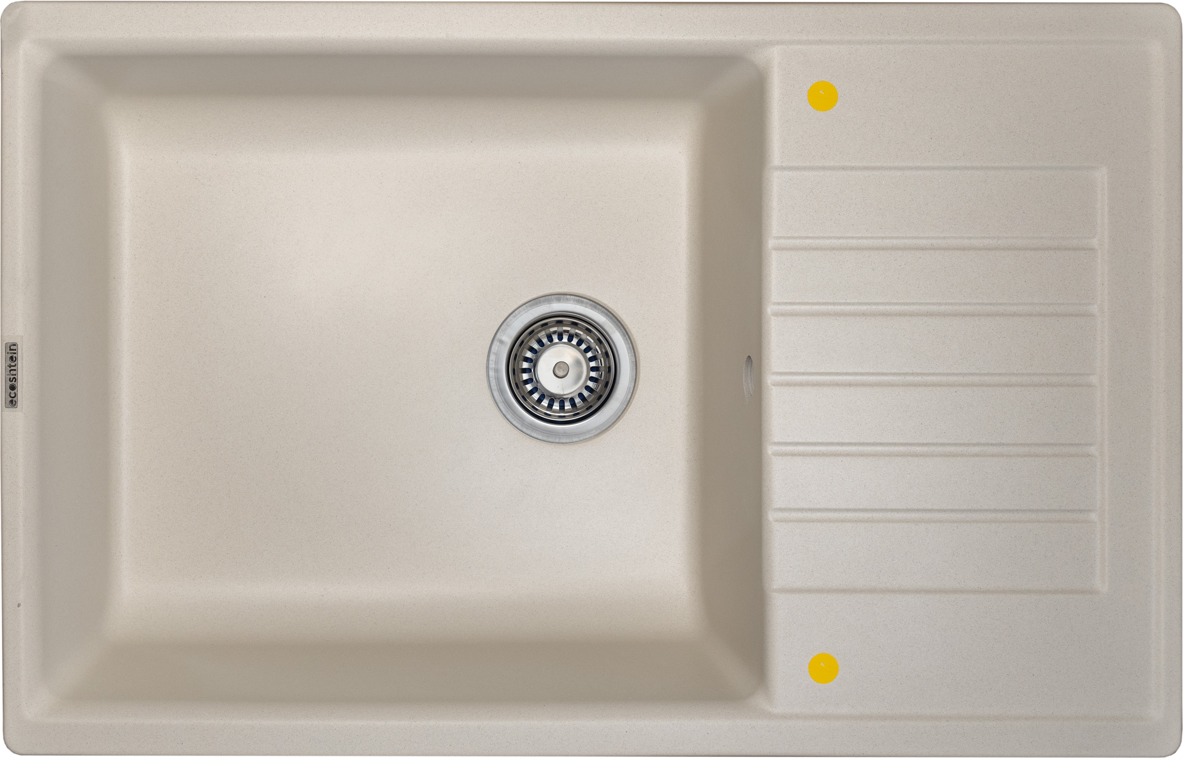 ECOSHTEIN RECHTECK 780.500 кухонная мойка жасмин