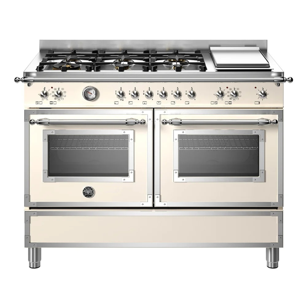 BERTAZZONI HER126G2EAVT газовый варочный центр кремовый матовый