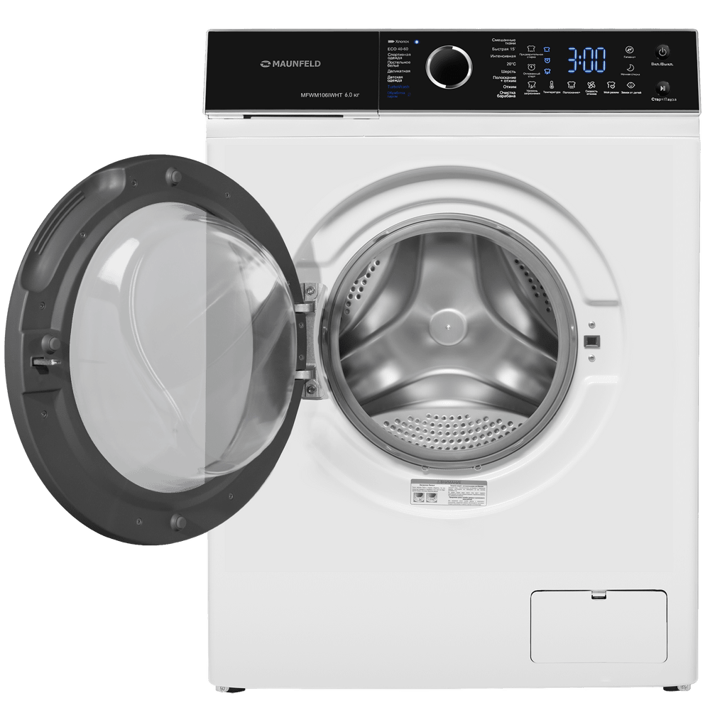 MAUNFELD MFWM106IWHT стиральная машина белый