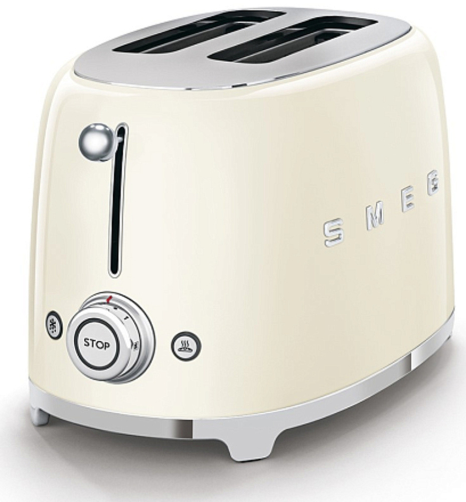 SMEG TSF01CREU тостер на 2 ломтика кремовый