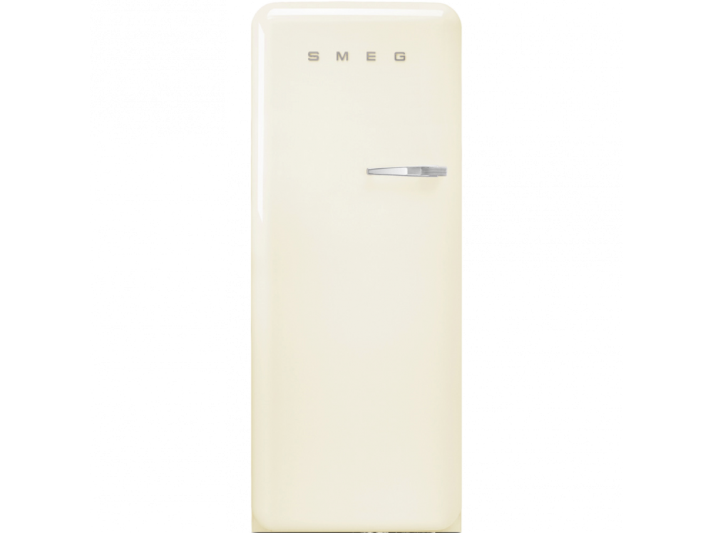 SMEG FAB28LCR5 кремовый отдельностоящий холодильник стиль 50-х годов