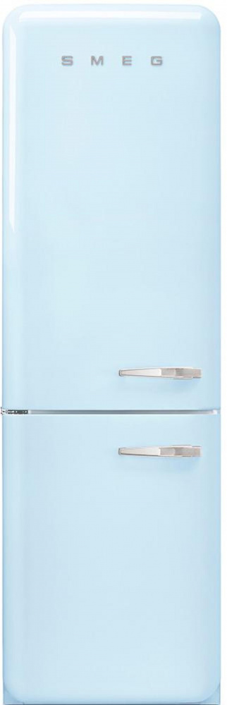 SMEG FAB32LPB5 голубой отдельностоящий двухдверный холодильник стиль 50-х годов