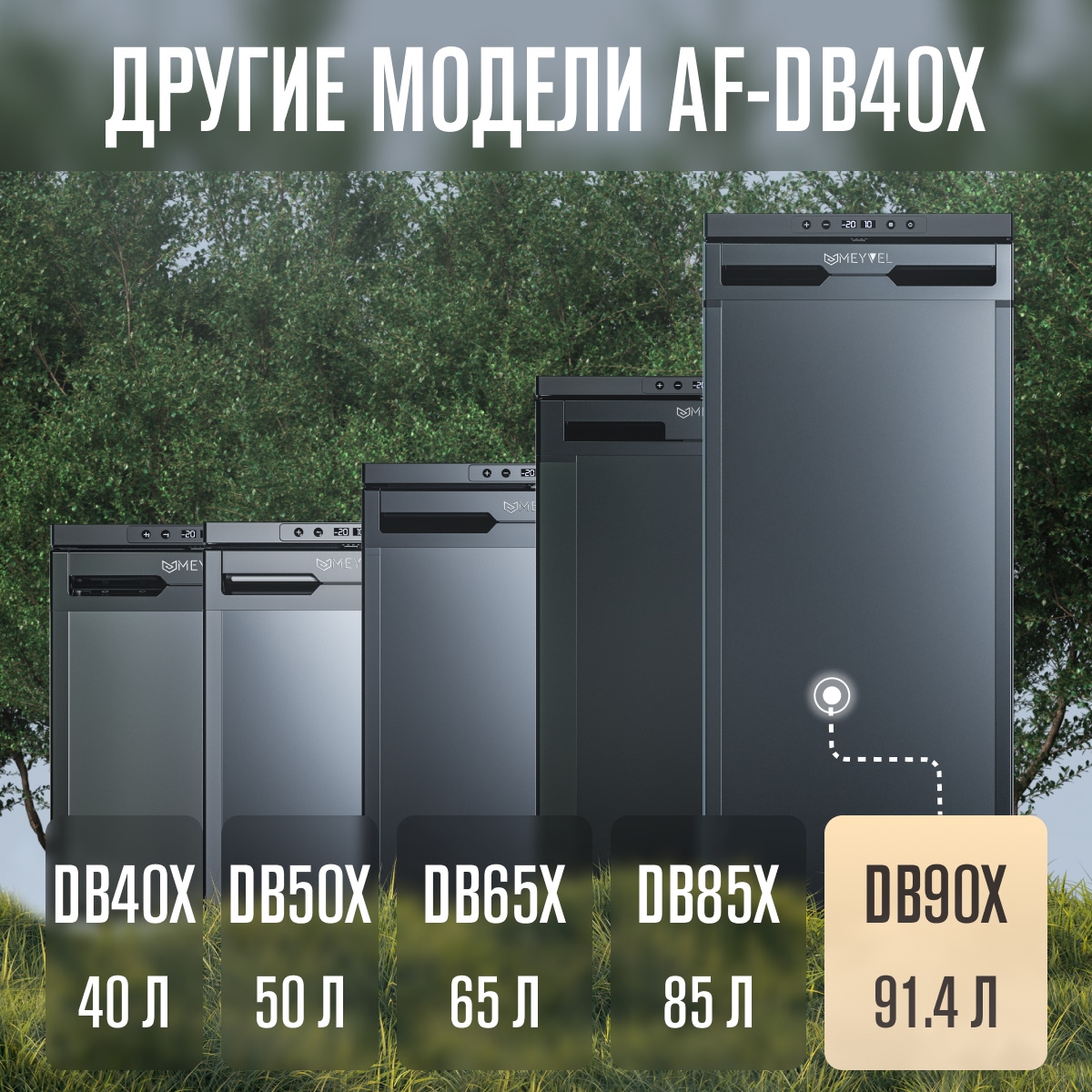 MEYVEL AF-DB90X автохолодильник черный