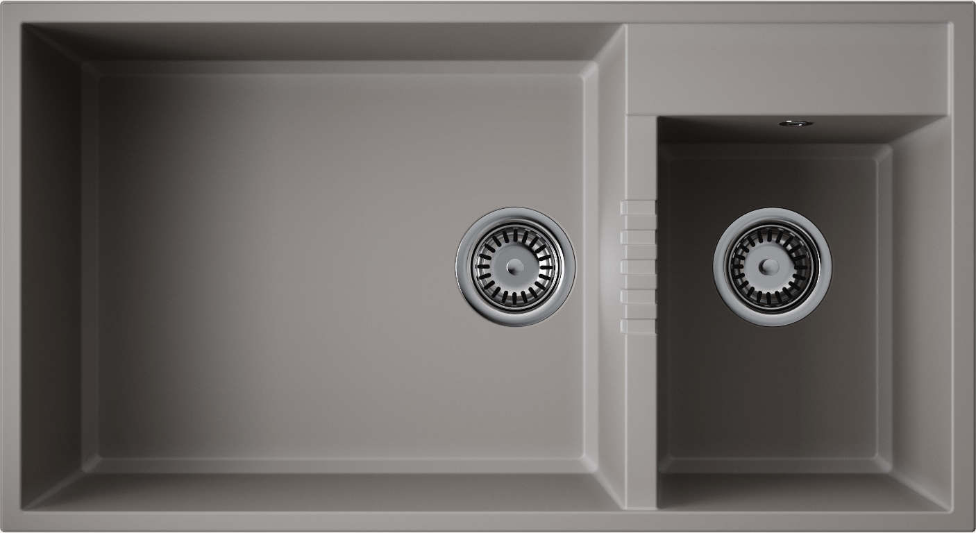 OMOIKIRI TEDORI 85-2-U-GR мойка leningrad grey