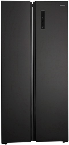 NORDFROST RFS 480D NFB inverter холодильник черный