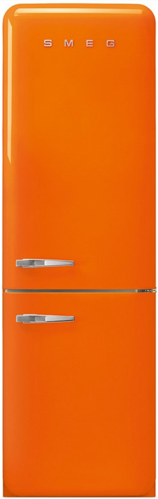 SMEG FAB32ROR5 Отдельностоящий двухдверный холодильник, оранжевый