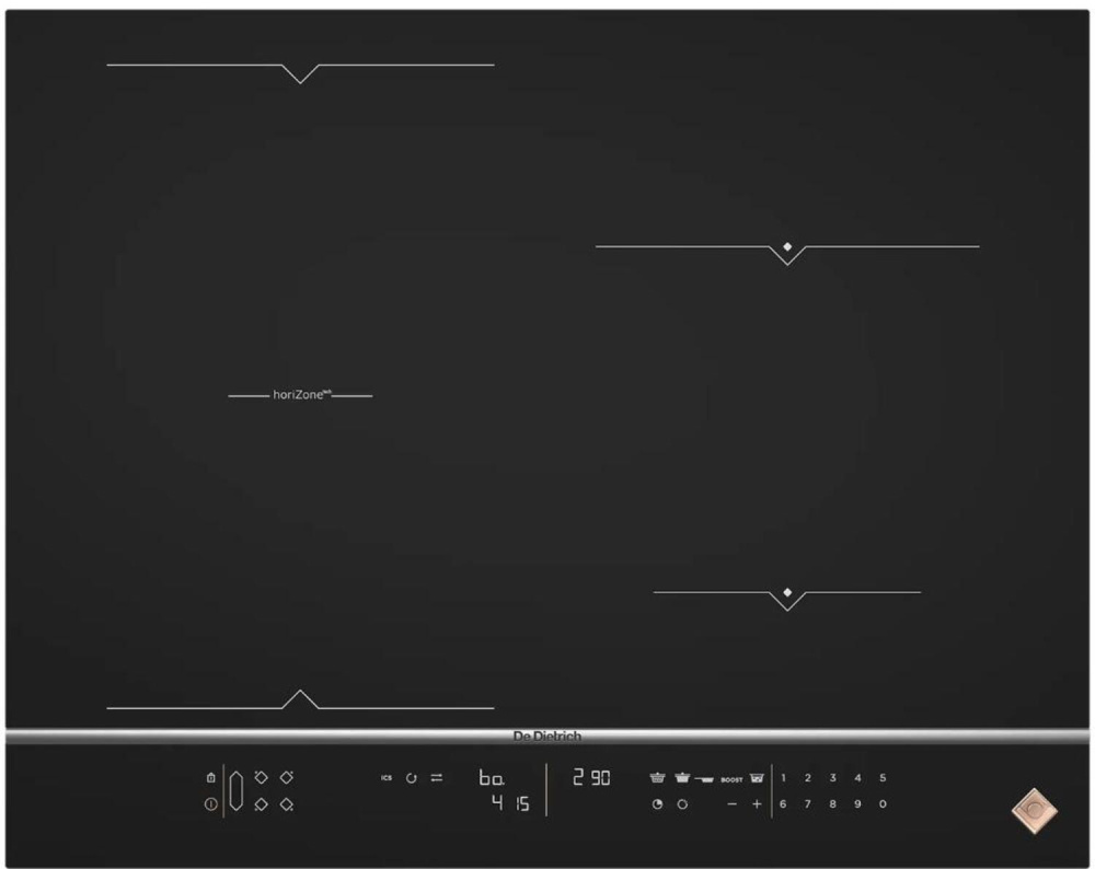 DE DIETRICH DPI7684X HORIZONE ИНДУКЦИОННАЯ ВАРОЧНАЯ ПАНЕЛЬ 65 CM черный