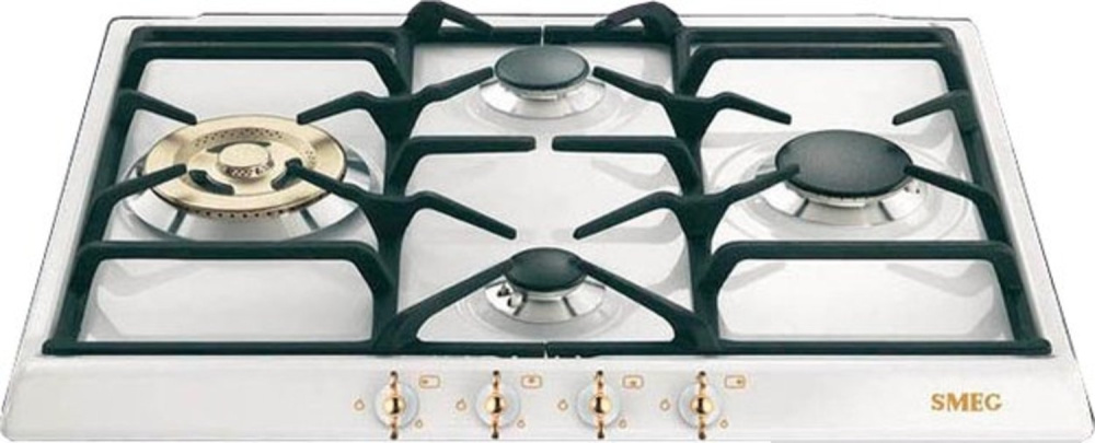 SMEG SPR864BGH белый газовая варочная поверхность