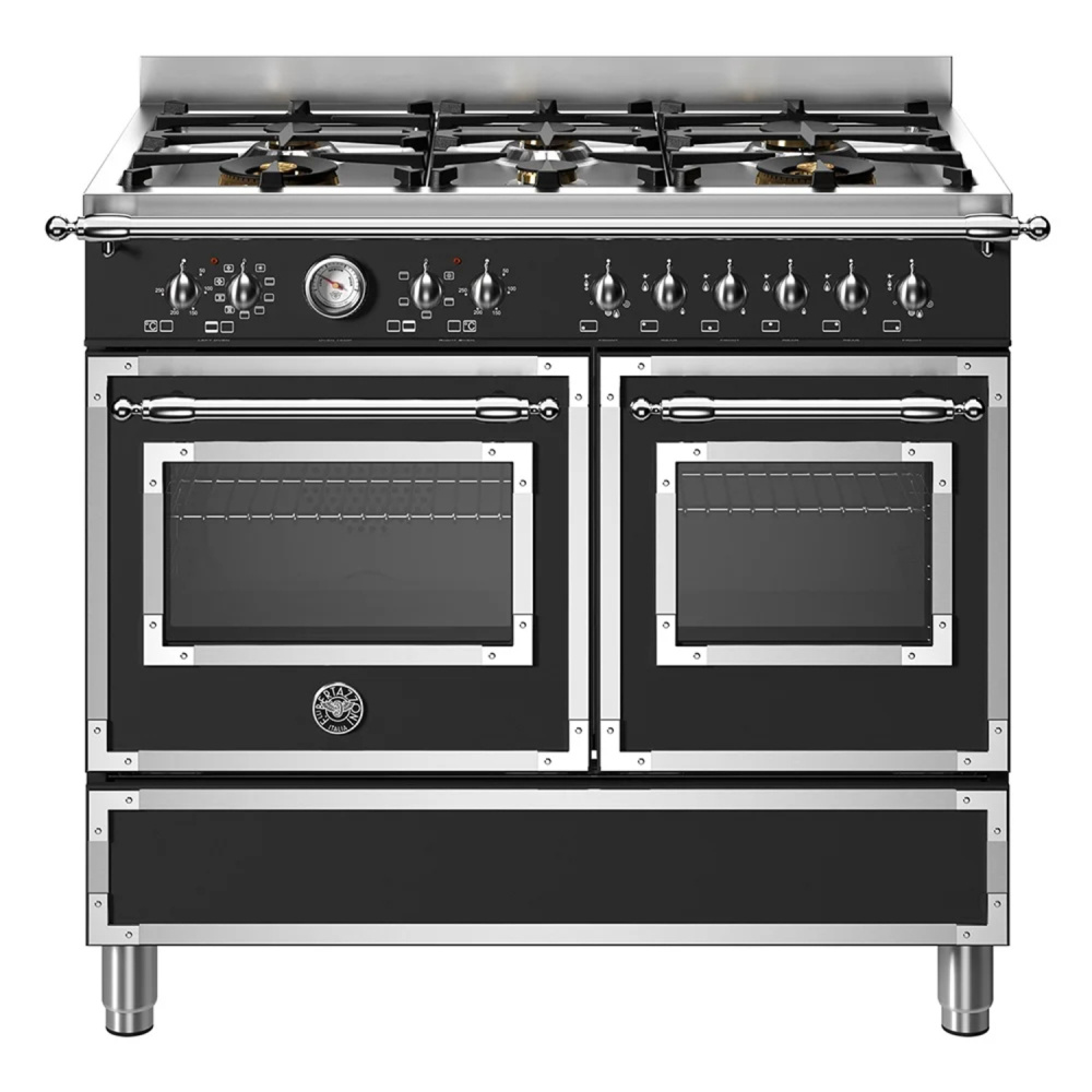 BERTAZZONI HER106L2ENET газовый варочный центр черный матовый