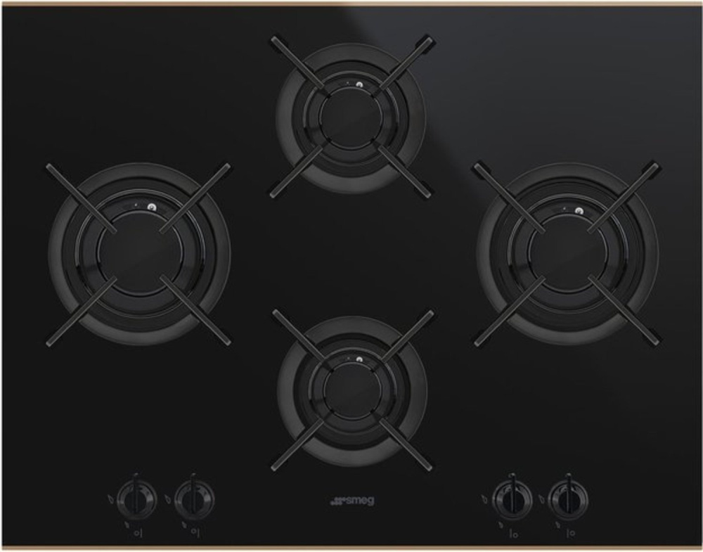 SMEG PV664LCNR черный газовая варочная панель