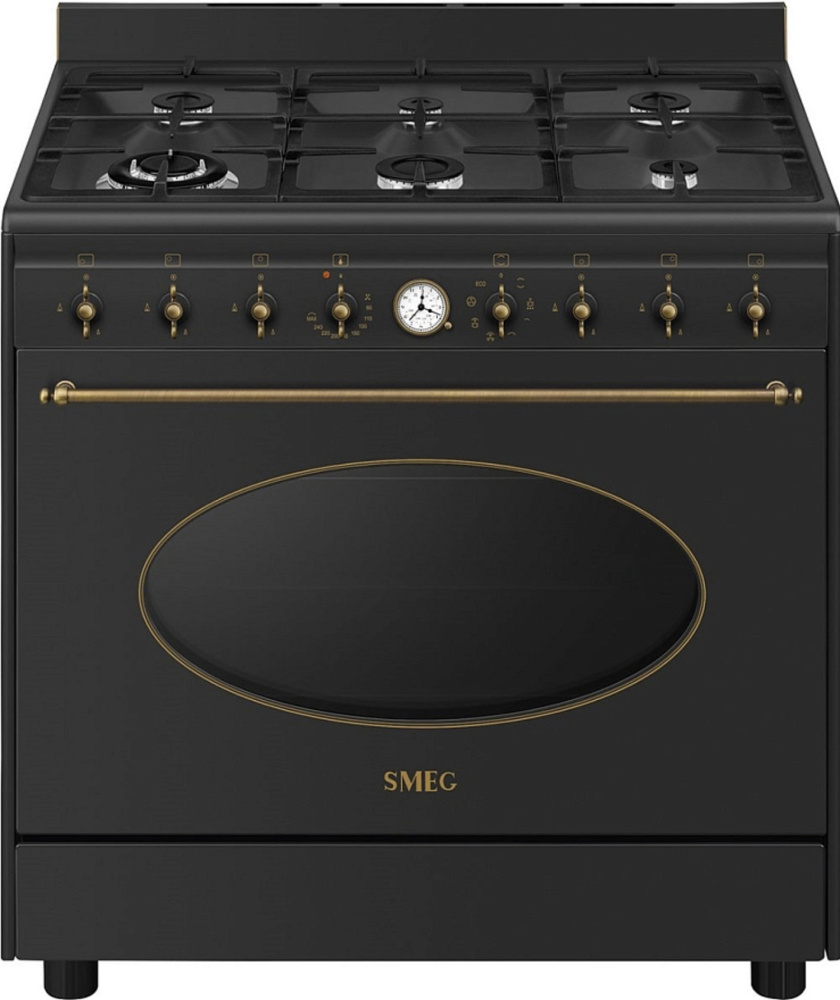 SMEG CO96GMA9 Отдельностоящий варочный центр, антрацит