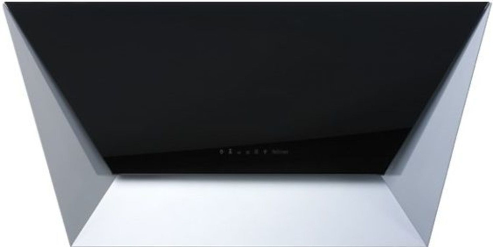 FALMEC DESIGN+ PRISMA 85 INOX VETRO NERO вытяжка нержавеющая сталь