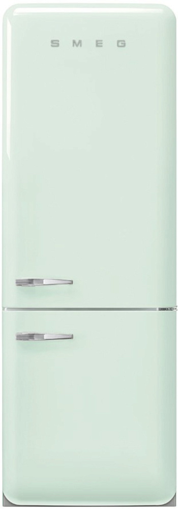 SMEG FAB38RPG5 Отдельностоящий двухдверный холодильник, пастельный зеленый