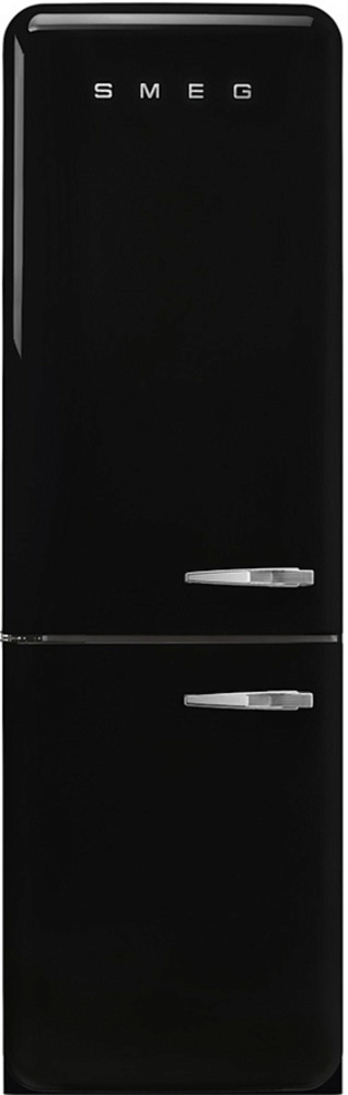 SMEG FAB32LBL5 Отдельностоящий двухдверный холодильник, черный