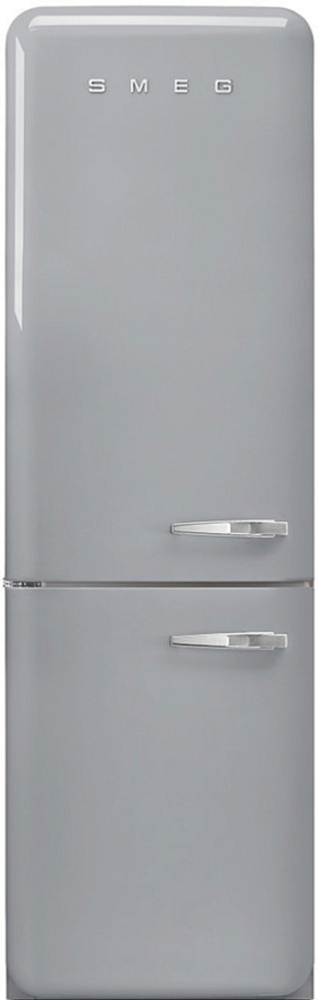 SMEG FAB32LSV5 Отдельностоящий двухдверный холодильник, серебристый