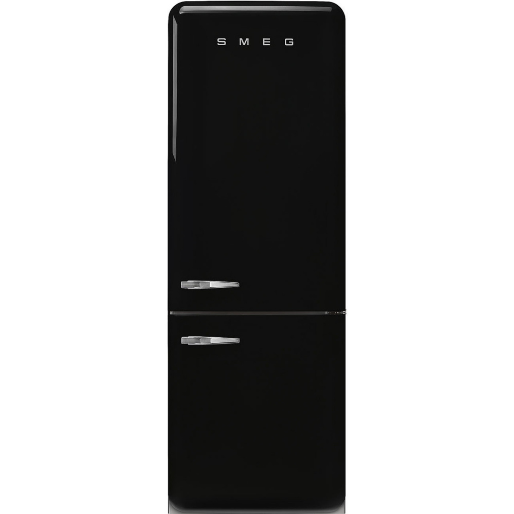 SMEG FAB38RBL5 черный отдельностоящий двухдверный холодильник