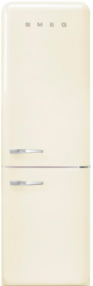 SMEG FAB32RCR5 кремовый отдельностоящий двухдверный холодильник стиль 50-х годов