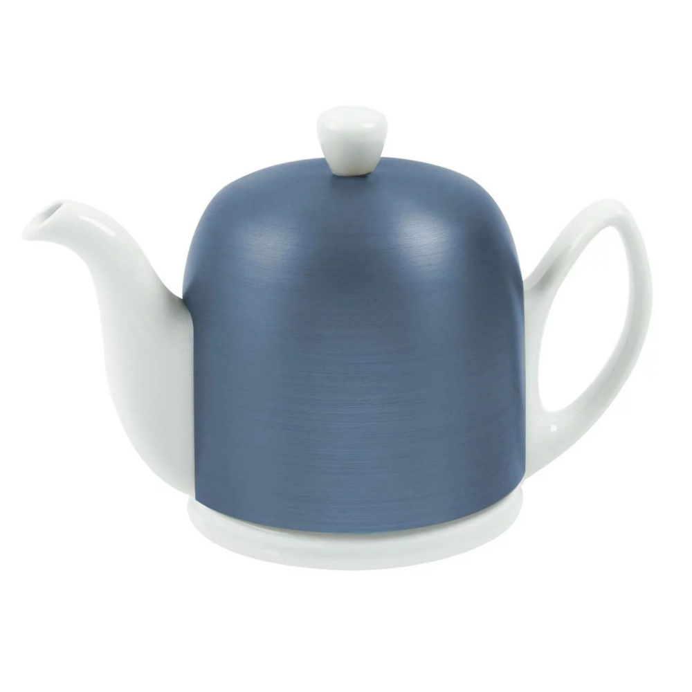 DEGRENNE чайник заварочный SALAM WHITE COBALT (0.7 л), с колпаком, на 4 чашки 225358