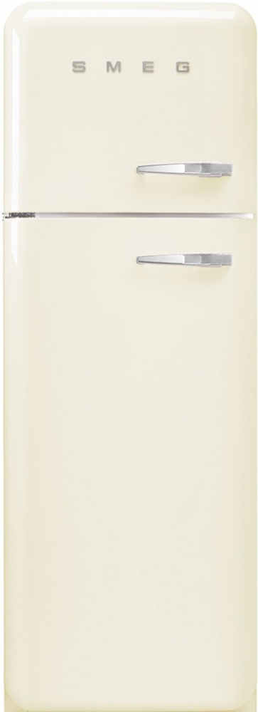 SMEG FAB30LCR5 кремовый отдельностоящий двухдверный холодильник стиль 50-х годов